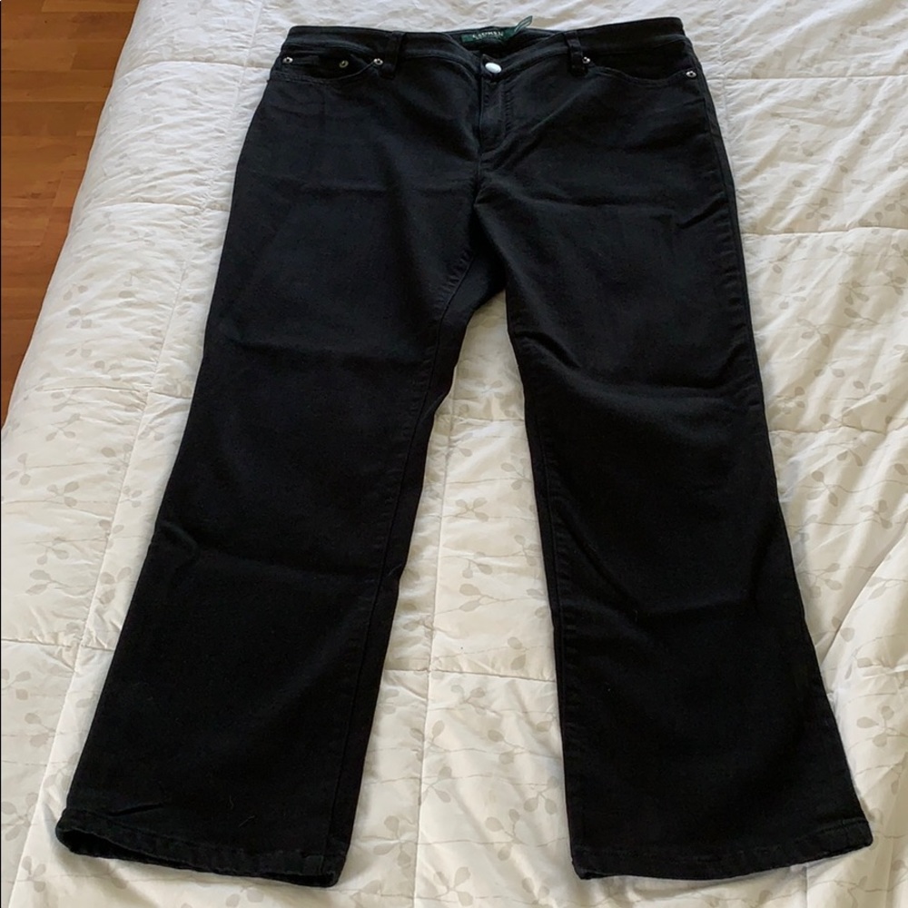 Lauren by Ralph Lauren Black Jeans